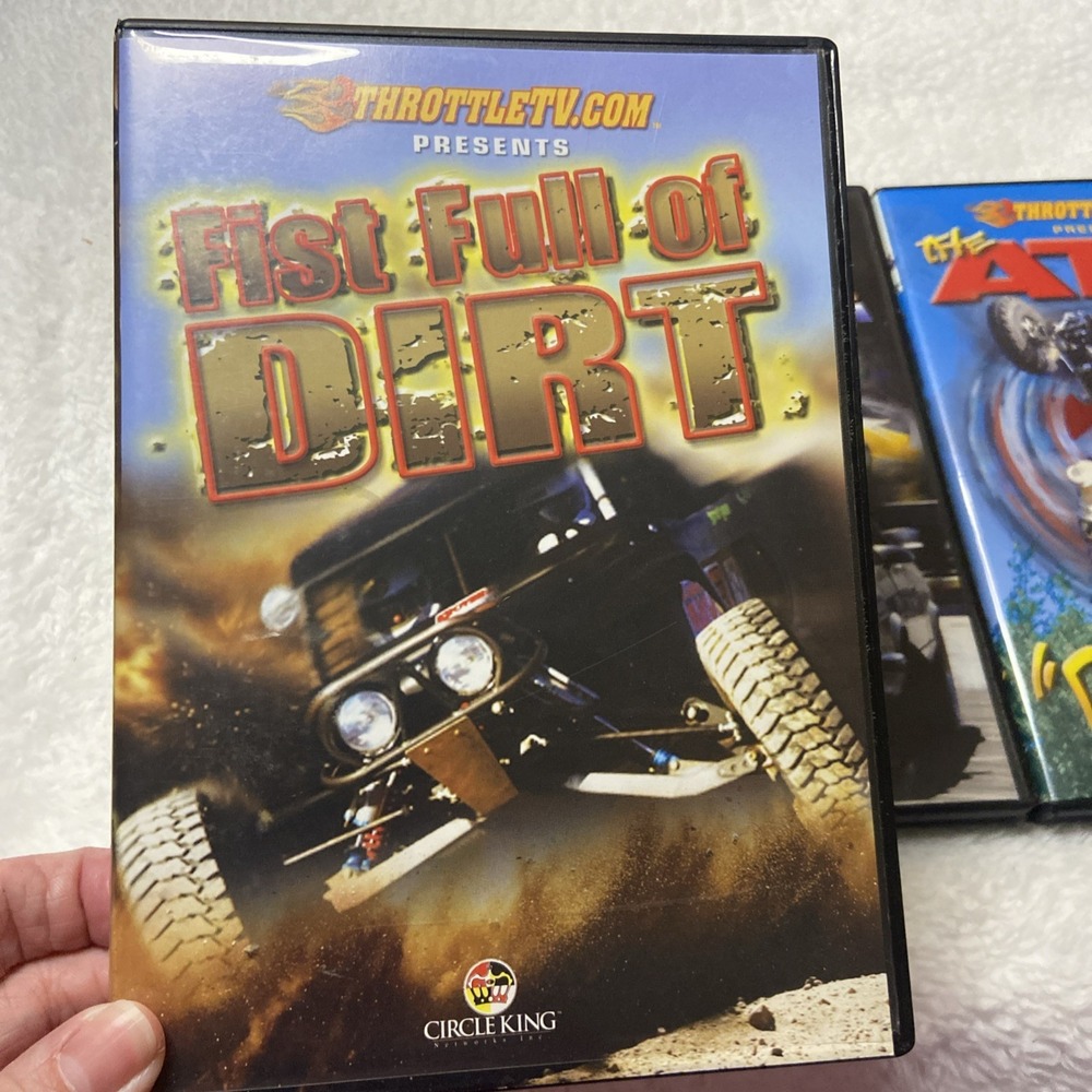 Throttle TV Slide America Fist Full Of Dirt The ATV Movie Revolutionary Lot Of 3 - Picture 2 of 16